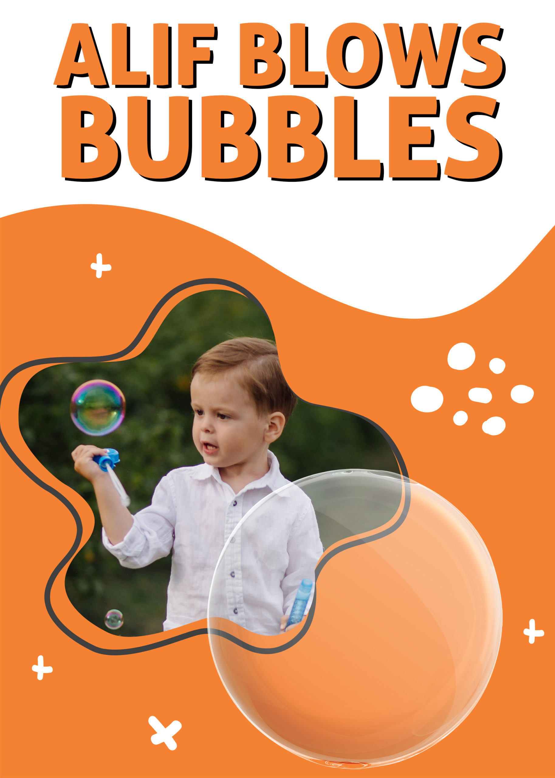 Alif Blows Bubbles
